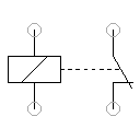 Relais mit Öffner-Kontakt
