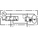 Membranspeicher mit Sicherheitsblock