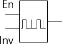 Asynchronous pulse generator