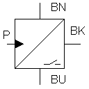 Hydraulic pressure sensor (electrical part)