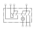 Warning light switch