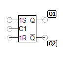Synchronous RS flip-flop